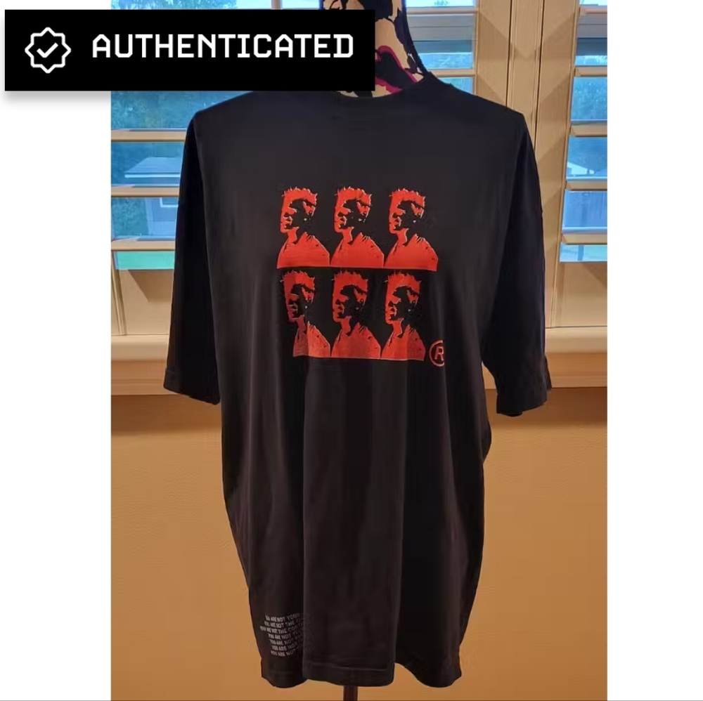 Joy Divizn Brad Pitt Fight Club Sample Shirt L